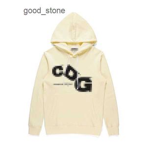 Sweats à capuche pour hommes Sweatshirts Designer Com Des Garcons Sweatshirt Mockneck Cdg Play Big Heart Sweat à capuche Full Zip Up Beige Marque Essentialhoodies 8 PI3F