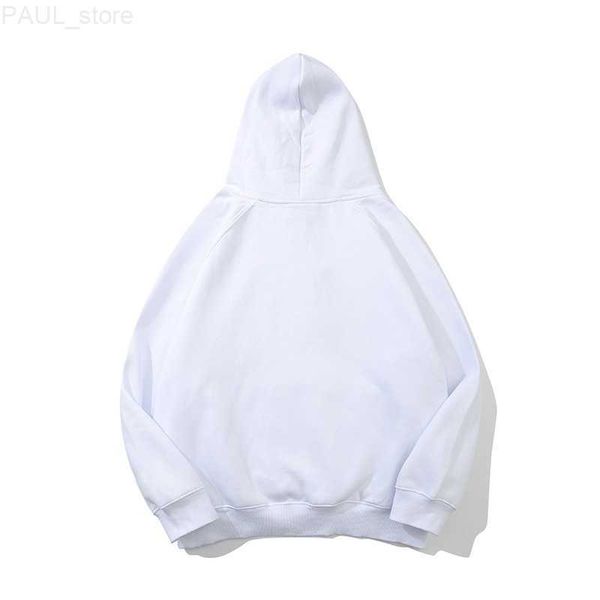 Sweats à capuche pour hommes Sweats à capuche Designer Lettre Homme Homme Noir Blanc Streetwear Pull Mode Blanc Amoureux Tech Polaire Pull Top Poche Vêtements L230725