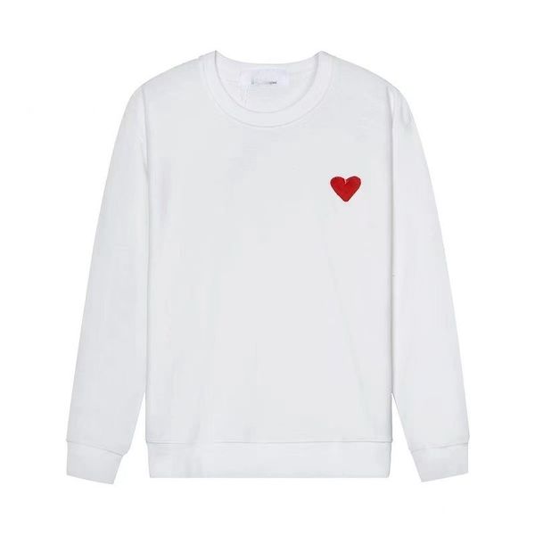 Sweats à capuche pour hommes Sweatshirts Designer Sweat à capuche Play Classic Little Red Heart Pull à capuche à manches longues en coton éponge Couple Manteau Lâche Mode Peluche Confortable Niveau supérieur