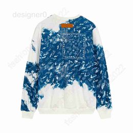 Heren Hoodies Sweatshirts Designer Men Monogrames Bandana Crewneck Autumn Harajuku Warm pullover dames anime Moon Printing Casual vrouwelijk sweatshirt paars lang