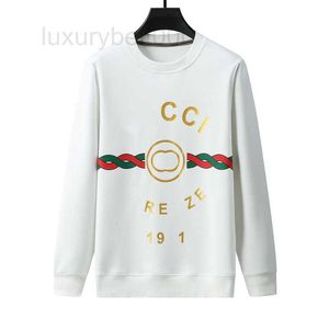 Heren hoodies sweatshirts ontwerper heren hoodie herfst winter ronde nek mode straat slijtage jumper sport run casual zwart wit m l xl 2xl 3xl aj8h