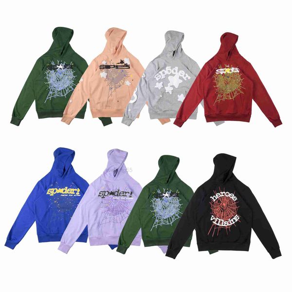 Sweatshishies pour hommes Designer Men Femmes Femmes Hoodie Sweat à capuche High Quality Mousse Impression Spider Web Streetwear Hip Hop Fashion Hoodie Fashiond5Q0