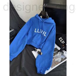 Heren Hoodies Sweatshirts Designer Kwaliteit en Temperament Celebrity Style Capuchon Bedrukt Korte Top Damesmode Trui ZBVG