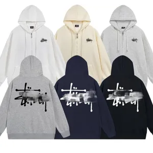 Heren Hoodies Sweatshirts Designer Stussin Hoodie en damesgedrukte T-shirt Stussiness Crewneck Jumper paar hoge kwaliteit E9HD