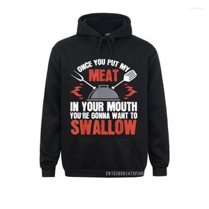 Heren Hoodies Sweatshirts vuile volwassen cadeau Hoodie vlees in je mond
