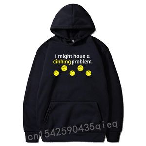 Mannen Hoodies Sweatshirts Korting Mannelijke Grappige Pickleball Speler Minnaar Dinking Probleem Gift Casual Mannen Kleding Hoodie SudaderaMen's