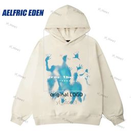 Heren Hoodies Sweatshirts geborduurd Y2K Hoodie Pullover Streetwear Hip-Hop Retro Aelfric Eden Haruku 5225