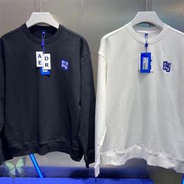 Sweat-shirts à capuche pour hommes, broderie Ader Error surdimensionnée pour hommes et femmes, étiquette d'étiquette Adererror