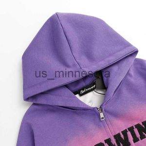 Heren hoodies sweatshirts borduurbrieven vlinder grafische grafische vleugels vleugels zipper capuchon jas stars tie dye hoodie mannen vrouwen oversized casual pullover j230818