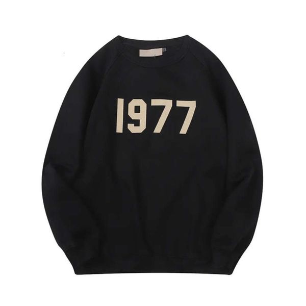 Sweats à capuche pour hommes Sweatshirts Ess Designer Sweat à capuche chaud Sweat à capuche Homme Pull Sweat-shirt Hommes Essentails Noir 1977 Guy Femmes Hommes Crewneck Coton Letter71ts3j