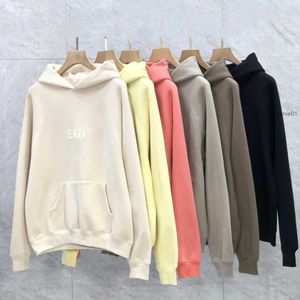 Sweats à capuche pour hommes Sweatshirts Essentialhoody Femmes Set Hommes Sweat-shirt surdimensionné Track Sweat 3D Caoutchouté Soft-Touch High Street Designer Ess Crewneck