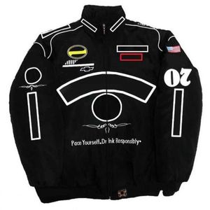 Sweat-shirt à capuche pour hommes, veste de course F1 formule 1, voiture d'hiver entièrement brodée, vêtements en coton, Spot Sale4361rww9rww9rww9