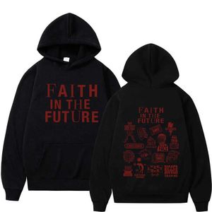 Sweats à capuche masculine Faith in the Future 2024 Tour Mens Fashion Retro Sweat-shirt HARAJUKU AESTHÉS AESTHÉS SWOIGNES OFFICIELS UNISEX Q240506