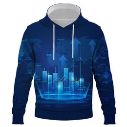 Heren Hoodies Sweatshirts Mode 3D-print Sweatshirt met capuchon Toekomstige technologie Hoodie Herfst Lente Casual Capuchon Trui Sportkleding Kleding Tops 231206