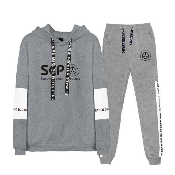 Sudaderas con capucha para hombre, sudaderas con estampado de moda Scp Foundation, sudadera informal con capucha para hombre y mujer, pantalones deportivos para correr, camiseta de hip-hop para jóvenes