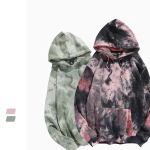 Heren Hoodies Sweatshirts Fashion Tie Dye Hoodie Katoen Tracksuit Harajuku Pullovers Women Vrouwenkleding Y2K Top Streetwear G221008