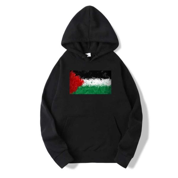 Sweats à capuche masculine Sweatshirts à la mode automne 2021 Hoodie Palestine Flag Sweethirt confortable Sweat Sweat Dance Casual Mens Sweet T240508