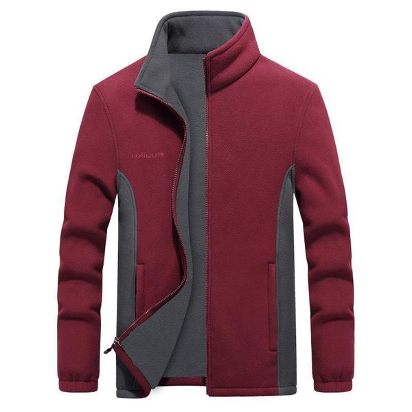 Sudaderas con capucha para hombre, chaqueta de lana, otoño, primavera, talla grande, ropa para hombre grande y alto, cárdigan con forro, abrigo para hombre, M-4Xl B