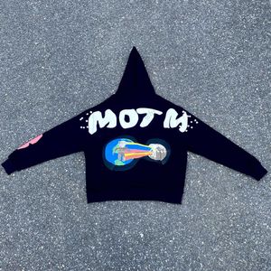 Sweats à capuche pour hommes Sweatshirts Frog Drift Streetwear Mode CPFM Meilleure qualité Mousse Imprimé Vêtements Velours Lâche Sweat Pull Tops À Capuche Pour Hommes T240118