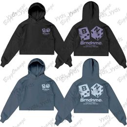 Heren Hoodies Sweatshirts Fun Dice Patroon Afdrukken Casual Harajuku Hoodie Straathoed Heren en Dames Trui Sport Kwaliteit Top hoodies y2k T231123