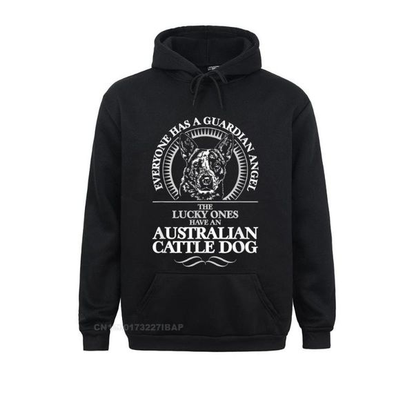 Sudaderas con capucha para hombre, divertida camiseta con diseño de ángel guardián, perro ganado, regalo, estilo Simple, ropa de calle 2022 Est