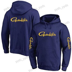 Sudaderas con capucha para hombres Sudaderas Gamakatsu Pesca 2023 Impresión Primavera y otoño Camisa para hombres Sudaderas con capucha de algodón Nuevo Color sólido Jersey Suéter Abrigo de alta calidad T240124