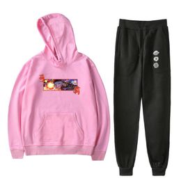 Sweats à capuche pour hommes Sweatshirts Genshin Impact Sweatshirt Costumes Jeu Cool Logo Jogger Pantalon Highstreet Mode Streetwear Ensembles Hommes FemmesHommes