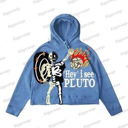 Heren Hoodies Sweatshirts Goth harajuku schedel anime grafische hoodie man grunge Vrouwelijke Lange Mouw Sweatshirt Dames Y2K kleding jas herfst Hoodie ins 230928