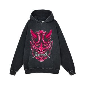Sweats à capuche masculine Sweatshirts Hannya Kyogen Dragon Samurai Veste à sweat / dernière veste à capuche J240518