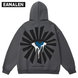 Heren Hoodies Sweatshirts Harajuku Demon Soul Groot Profiel Hoodie Heren Y2K Straatkostuum Rock Punk Sport Casual Abstract Grafisch Rits Hoodie Dames 231219