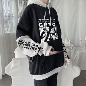 Heren Hoodies Sweatshirts Harajuku Manga Jujutsu Kaisen Geto Suguru Anime hoodie Kleding Koreaanse mode Hip Hip oversize Patc