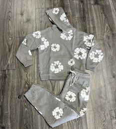 Sweats à capuche pour hommes Sweatshirts Harajuku rue hiver épaissi kapok sweat-shirt ensemble américain haute rue hommes et femmes décontracté lâche y2k sweat à capuche femme vêtements T240122