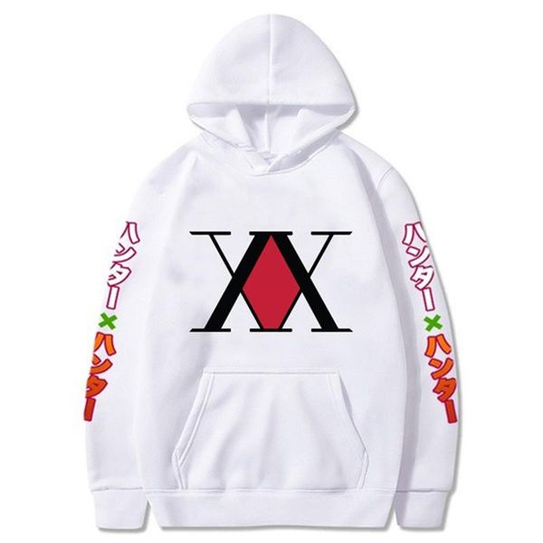 Sweats à capuche pour hommes Sweats Harajuku X Killua Sweat à capuche unisexe HxH Zoldyck Graphic Sweat oversize à manches longues Automne Sweat à capuche Pullove