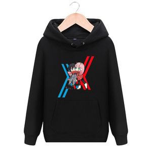 Sweats à capuche pour hommes Sweat-shirts High-Q Unisexe Anime DARLING In The FRANXX Pull à capuche HIRO ZERO TWO ICHIGO Casual Coat Jacket HoodieMen's