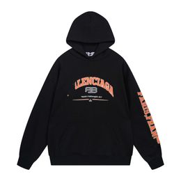 Herenhoodies Sweatshirts Hoge kwaliteit b Family Hoodie Bb Scissor Gedrukt Split Lange mouwen voor mannen en vrouwen in een trendy koppelstijl