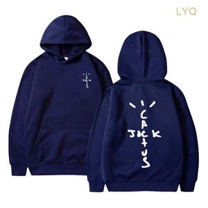 Mannen Hoodies Sweatshirts Hip Hop Cactus Jack Swag Print Grappige Vrouwen Mannen Capuchon Casual Trui Harajuku P90B