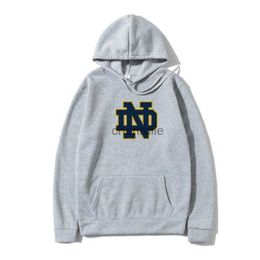 Sudaderas con capucha para hombre Sudaderas Hoodi NOTRE DAME FIGHTING IRISH Retrno Ropa de abrigo vintage Otoño S-3X Envío gratis Bes Venta de color sólido YQ231027