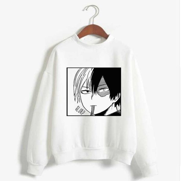 Sweats à capuche pour hommes Sweats à capuche Sweat My Hero Academia Todoroki Shoto Print Cosplay Come Anime Femmes / Hommes Top G221008