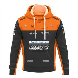 3udz Sudaderas con capucha para hombre Sudaderas con capucha Hot F1 Mclaren Sudadera con capucha Formula One Team Car Racing Impresión 3d Gulf Hombres Mujeres Moda Cremallera Sudadera Niños Primavera Chaqueta Abrigo