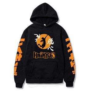 Heren Hoodies Sweatshirts Hot Mens Hoodie Anime Haikyuu Sweatshirt Gedrukte wollen heren/Dames Zipper Sudaderas Hombre Hoodie Mens Hoodie Q240506
