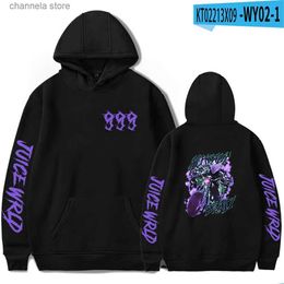 Hoodies voor heren Sweatshirts Hot Print Juice WRLD Zwarte hoodies Heren Dames Sweatshirts Unisex Trainingspakken Hip Hop Rapper Street chic Casual Jongens Meisjes Truien T231011