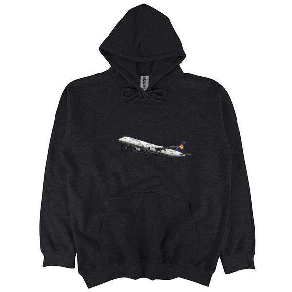 Sweats à capuche pour hommes Sweatshirts Vente chaude Mode Lufthansa Airbus A321 Aviation Avion à capuche SMLXLXXL Veste décontractée marque de luxe cool à capuche sbz8003 24328