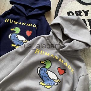 Sweats à capuche pour hommes Sweatshirts Human Made Duck Heart Print Sweat à capuche Hommes Femmes Meilleure qualité Human Made Sweatshirts Pulls Harajuku Sweats à capuche x0905
