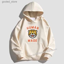 Heren Hoodies Sweatshirts HUMAN MADE Pullover Hoodies voor heren Mode Herfst Winter Sweatshirt met capuchon Katoenfleece jas Merk Herenkleding Street chic Q231023