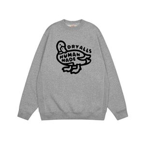 Sweats à capuche pour hommes Sweatshirts Human Made Sweatshirts Étiquette originale Coton de haute qualité Oversize Duck Print Crew Neck Sweatshirt Hommes Femmes T220901