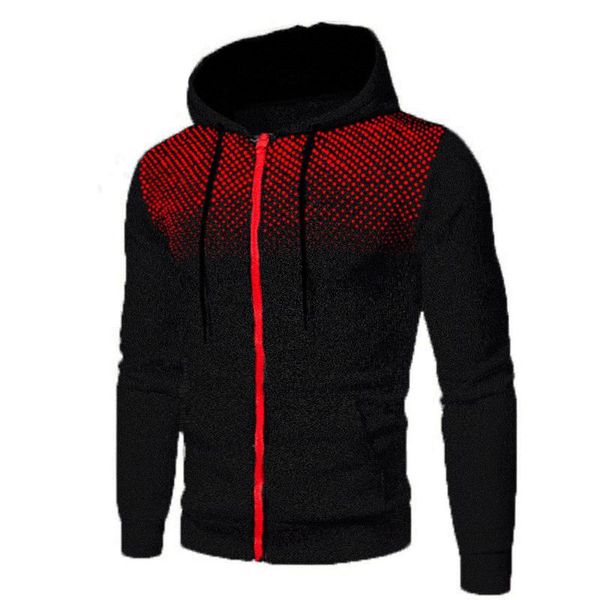 Men's Hoodies  Sweatshirts Jacket Man Autumn Winter Long Sleeve Hoodie Coat 3D Print Sweatshirt Cardigan Large SweatshirtMen's