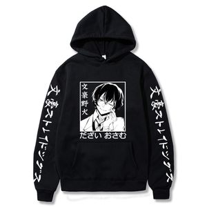 Heren Hoodies Sweatshirts Japan Anime Hoodie Bungo Zwerfhonden Dazai Osamu Mode Heren Dames Sweatshirt Hip Hop Lange mouw Kleding Unisex Herfst Tops 230914