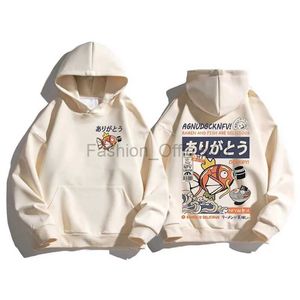 Sweats à capuche masculine Sweatshirts Japon Harajuku Anime Sweat à capuche pour hommes Switshirts Graphic Streetwear Casual Unisex Oversized Autumn Pullover Expédition D240429