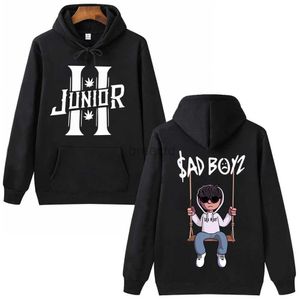 Sweat-shirt à capuche pour hommes et femmes, Junior H Sad Boyz, Harajuku, Hip Hop, hauts pull, pour Fans de musique, cadeau, 24328