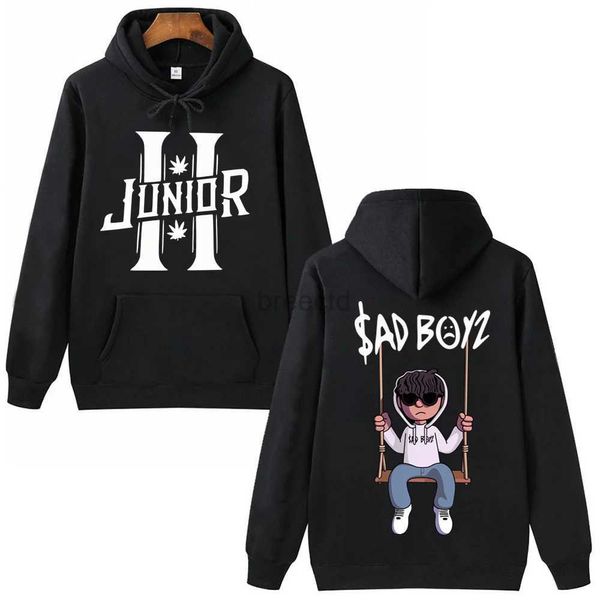 Sudaderas con capucha para hombre, sudaderas Junior H Sad Boyz, Sudadera con capucha para hombre y mujer, jersey de estilo Harajuku Hip Hop, camisetas, sudadera para fanáticos de la música, regalo 24328